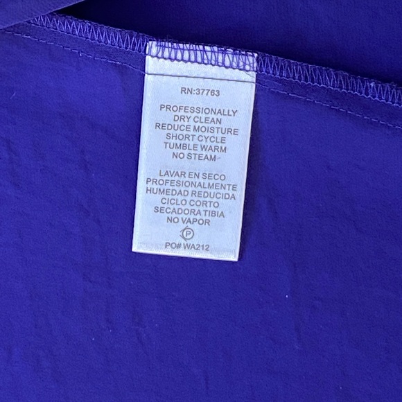 LAUNDRY BY SHELLI SEGAL Royal Purple Flowy Maxi Skirt Small - Picture 8 of 10